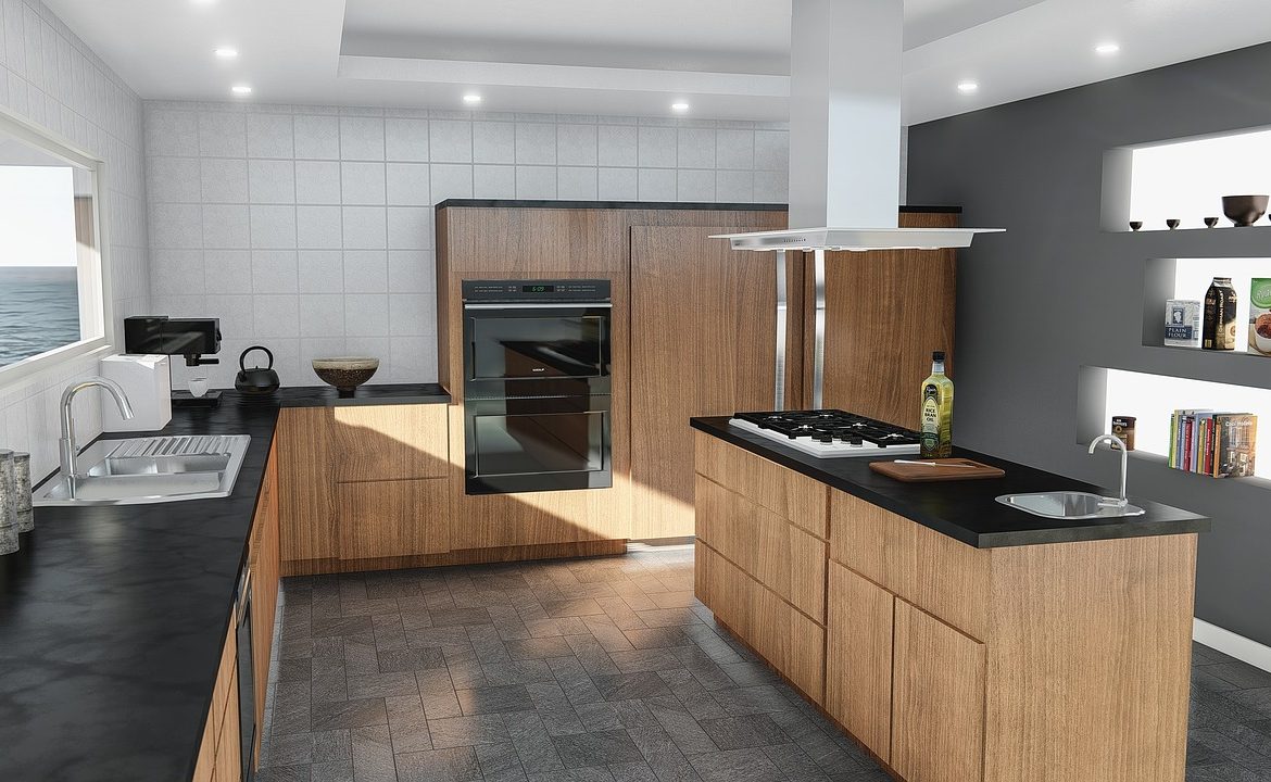 kitchen, design, modern